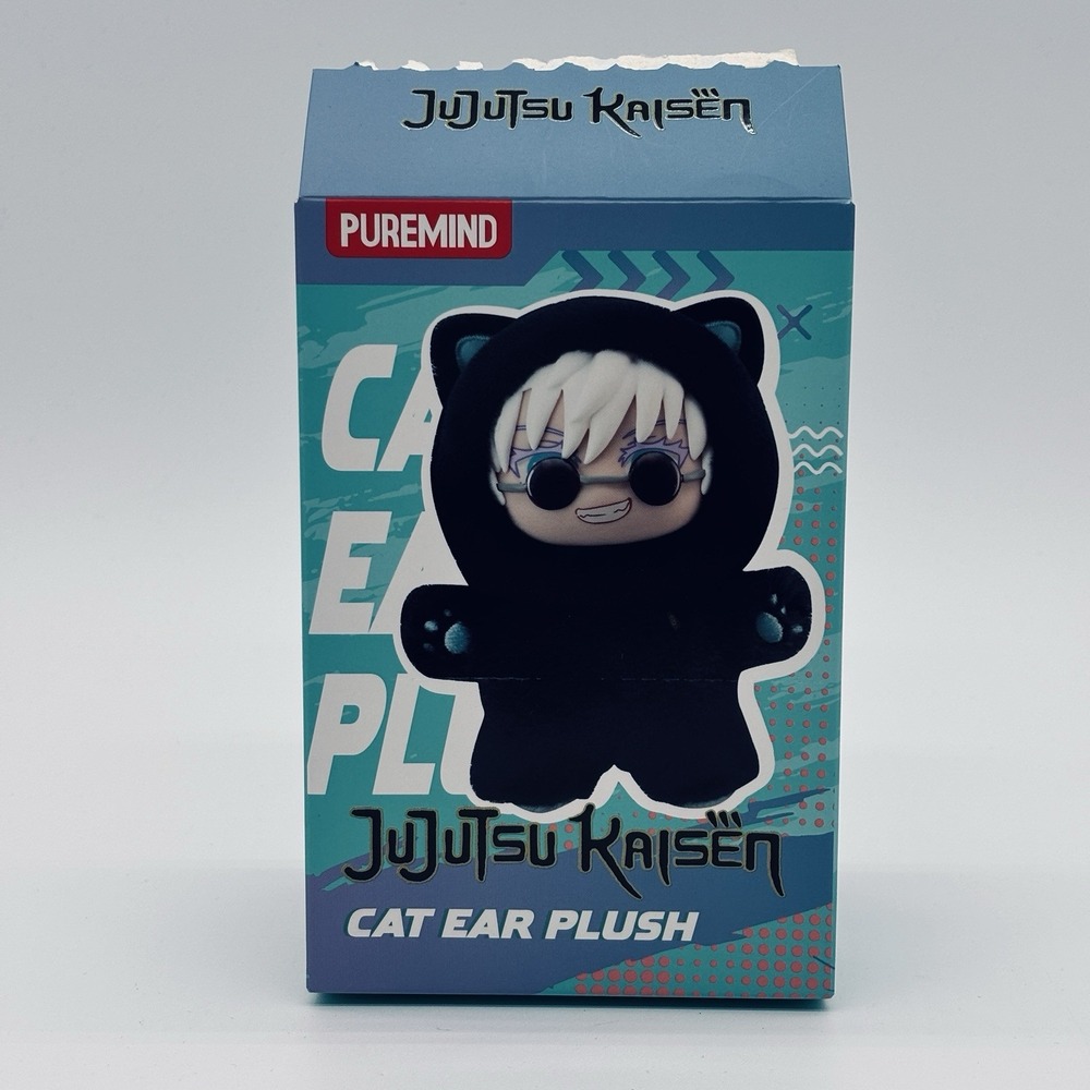 Puremind Jujutsu Kaisen Cat Ear Plush Toji Fushiguro Black Anime Toy 2726